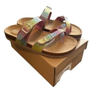 NIB Steve Madden Kids JBeached Multicolor Sandals Size 3
